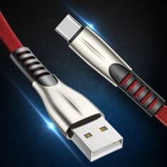 Bomba USB C / USB A Rýchlonabíjací + data extra ohybný kábel - plochý