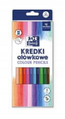 Oxford Odolné trojuholníkové ceruzky Olo 12 farieb
