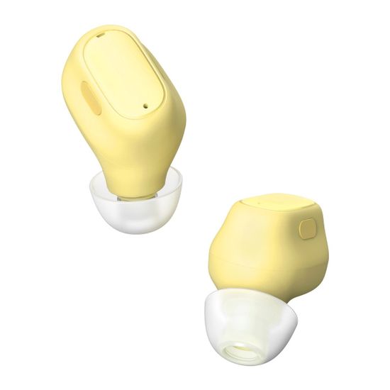 BASEUS Wireless Earbuds Encok WM01 (NGTW240011) - TWS with Bluetooth 5.3 - Yellow