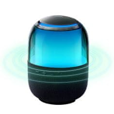 Joyroom Wireless Speaker (JR-ML05) - Bluetooth 5.3, with RGB Lights, 8W, with Cable USB to Type-C - Black