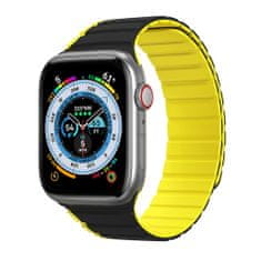 Dux Ducis LD Series - Apple Watch 1/2/3/4/5/6/7/8/SE/SE 2 (38/40/41mm) - Black / Yellow
