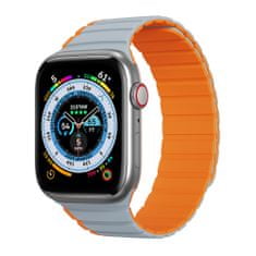 Dux Ducis LD Series - Apple Watch 1/2/3/4/5/6/7/8/SE/SE 2 (38/40/41mm) - Grey / Orange