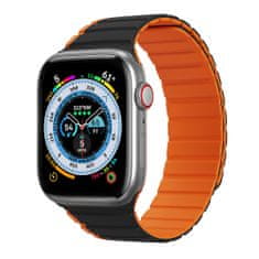 Dux Ducis LD Series - Apple Watch 1/2/3/4/5/6/7/8/SE/SE 2 (38/40/41mm) - Black / Orange