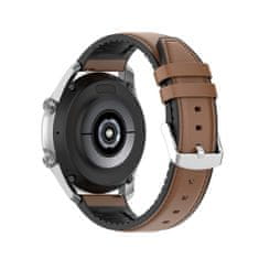 Techsuit Watchband 20mm (W007) - Samsung Galaxy Watch 4/5/Active 2, Huawei Watch GT 3 (42mm)/GT 3 Pro (43mm) - Brown