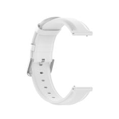 Techsuit Watchband 20mm (W007) - Samsung Galaxy Watch 4/5/Active 2, Huawei Watch GT 3 (42mm)/GT 3 Pro (43mm) - White