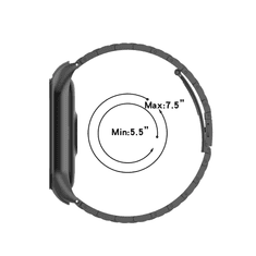 Techsuit Watchband (W021) - Xiaomi Mi Band 5 / 5 NFC / 6 / 6 NFC / Amazfit Band 5 - Black