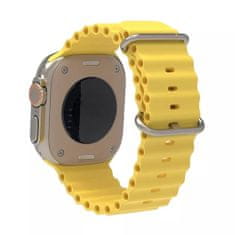 Techsuit Watchband (W038) - Apple Watch 1/2/3/4/5/6/7/8/SE/SE 2 (38/40/41mm) - Yellow