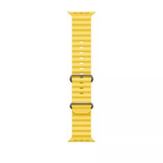 Techsuit Watchband (W038) - Apple Watch 1/2/3/4/5/6/7/8/SE/SE 2 (38/40/41mm) - Yellow