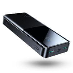 Joyroom Power Bank (JR-T014) - 2x USB, Type-C, Micro-USB, with Large Digital Display, 15W, 20000mAh - Black