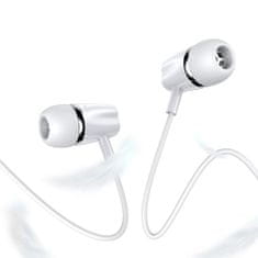 Joyroom Stereo Headphones (JR-EL114) - Jack 3.5mm, with Remote Controller and Microphone - White