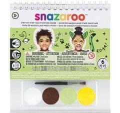 Snazaroo Sada 4 farieb na tvár s obrázkovou predlohou Jungle