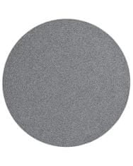 NORTHRUGS Kusový koberec Braided 105551 Light Grey kruh – na von aj na doma 150x150 (priemer) kruh