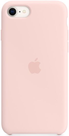 Apple silikonový kryt na iPhone sa (2022), křídově ružová
