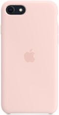Apple silikonový kryt na iPhone sa (2022), křídově ružová