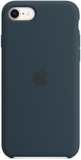 Apple silikonový kryt na iPhone sa (2022), hlubokomořsky modrá