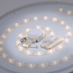 PAUL NEUHAUS Leuchten DIRECT LED stropné svietidlo, chróm, moderný dizajn, priemer 60cm 3000K LD 14822-17