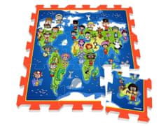 Stamp Penové puzzle Mapa sveta