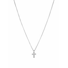 Liu.Jo Krásny oceľový náhrdelník s krížikom MLJ335