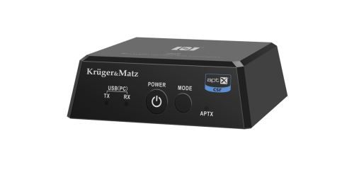 Krüger&Matz Kruger & Matz Bluetooth vysielač a prijímač BT-1 čierny KM0352