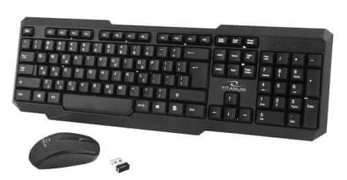 Titanum Esperanza Bezdrôtová klávesnica a myš Memphis TK108 čierna