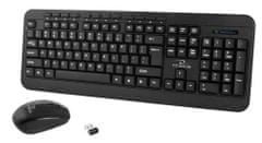 Titanum Esperanza Bezdrôtová klávesnica s myšou Akron čierna TK109