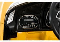 Lean-toys Audi R8 Spyder Batéria Auto žltá