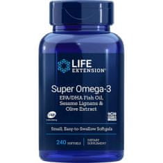 Life Extension Doplnky stravy Super OMEGA3 Epa Dha With Sesame Lignans Olive Extract