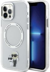 Karl Lagerfeld Kryt KLHMP12MHNKCIT iPhone 12/ 12 Pro 6.1" hardcase transparent Iconic Karl&Choupette Magsafe (KLHMP12MHNKCIT)