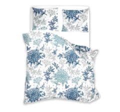 FARO Textil Bavlnené obliečky ASTER 200x220 cm modro-biele