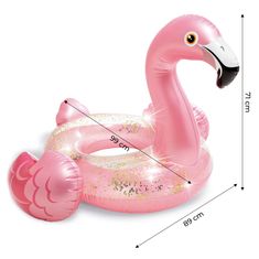 Nafukovací detský plávací kruh Flamingo - INTEX 56251