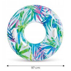 Veľké 97 cm nafukovacie koleso na plávanie pre deti - 58263