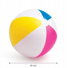Nafukovacia farebná plážová lopta 61 cm