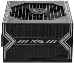 MSI zdroj MAG A550BN/ 550W/ ATX/ akt. PFC/ 5 rokov celková záruka/ 120mm ventilátor/ 80PLUS Bronze