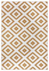 NORTHRUGS Kusový koberec Twin-Wendeteppiche 105794 Ochre – na von aj na doma 80x250