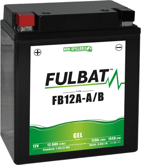 Fulbat Gélový akumulátor FB12A-A/B GEL (YB12A-A/B GEL)