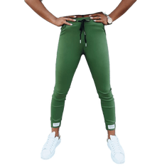 Dstreet Dámske športové nohavice VELVET SKY zelené uy1630 XL-XXL