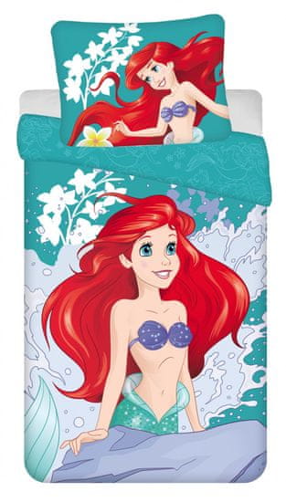 Jerry Fabrics Disney Princess, posteľná bielizeň Ariel 140×200 cm, 70×90 cm