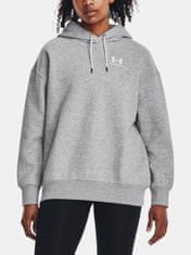 Under Armour Mikina Essential Flc OS Hoodie-GRY S
