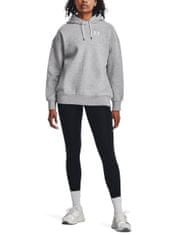 Under Armour Mikina Essential Flc OS Hoodie-GRY S