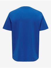 ONLY&SONS Modré pánske tričko ONLY & SONS Oren XL