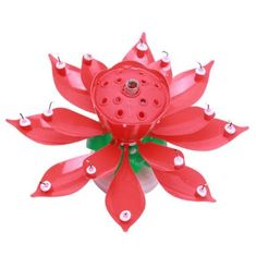 VIVVA® Viacfarebná narodeninová sviečka v tvare lotosu | MAGICGLIM