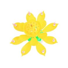VIVVA® Viacfarebná narodeninová sviečka v tvare lotosu | MAGICGLIM