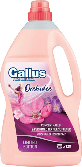 Gallus Professional parfumovaná aviváž Orchidea, 120 pracích dávok, 4,08 l