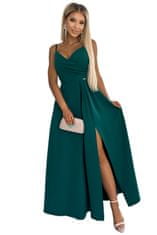 Numoco Dámske spoločenské šaty Chiara zelená L
