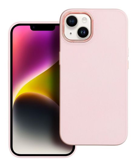 TopQ Kryt Frame iPhone 15 ružový 105049