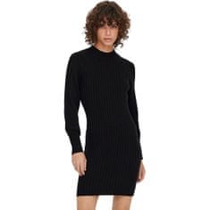 Jacqueline de Yong Dámske šaty JDYMAGDA Regular Fit 15271590 Black (Veľkosť XL)