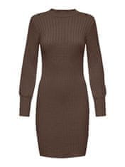 Jacqueline de Yong Dámske šaty JDYMAGDA Regular Fit 15271590 Chocolate Brown (Veľkosť L)