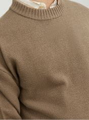 Jack&Jones Pánsky sveter JJEJACK Regular Fit 12236774 Otter (Veľkosť XL)