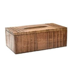 Indecor Box na papierové vreckovky mangové drevo 24,5 x 12 x 8 cm X10557