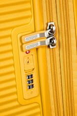 American Tourister Cestovný kufor Soundbox 77cm žltá Spinner rozšíriteľný